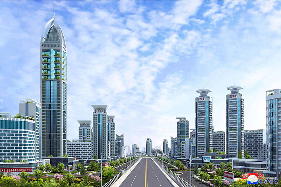 Edificiosmodernos de Pyongyang