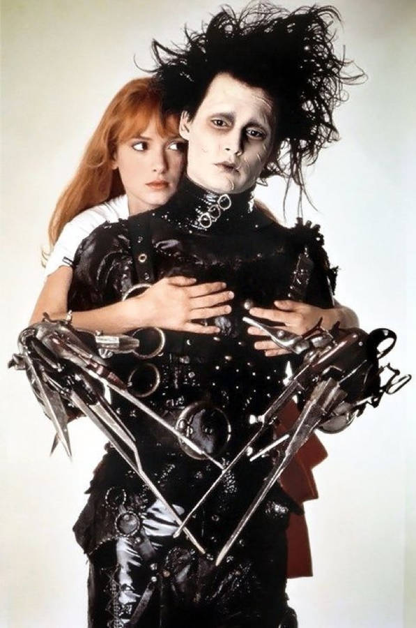 Download Edward Scissorhands With His Partner Wallpaper | Wallpapers.com