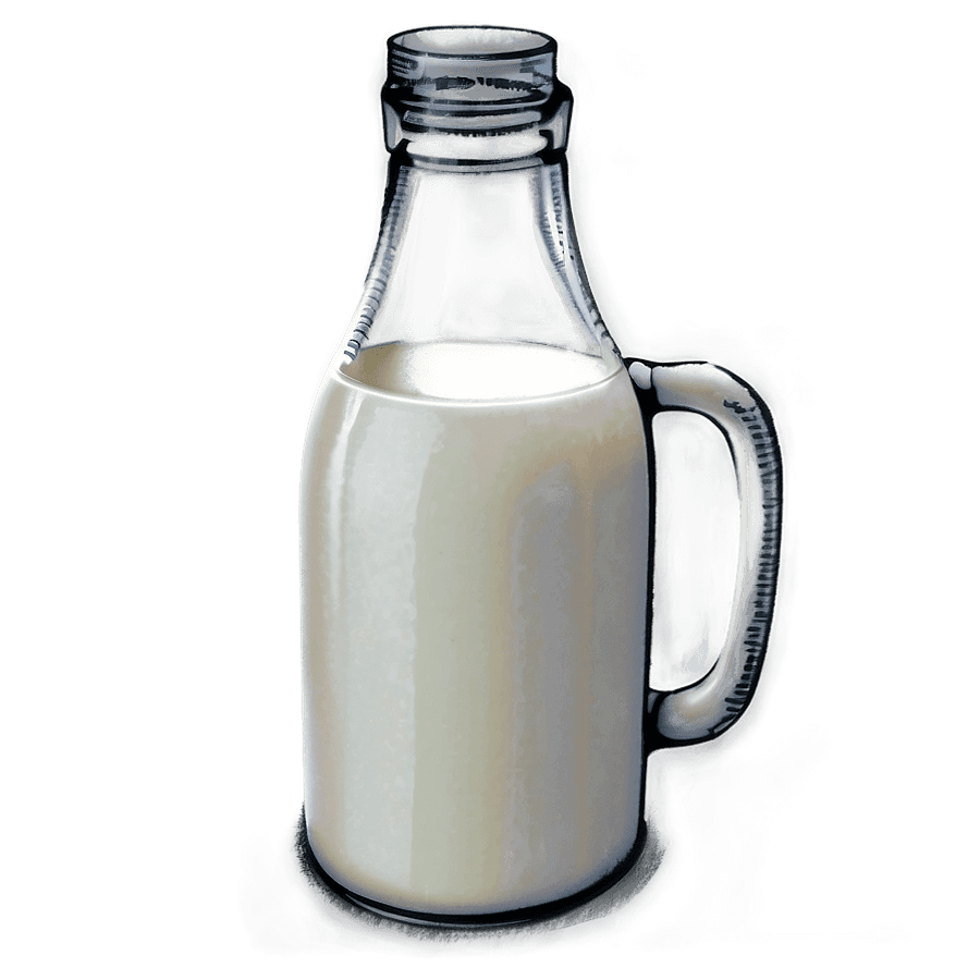 Milk Jug Drawing PNG 05262024