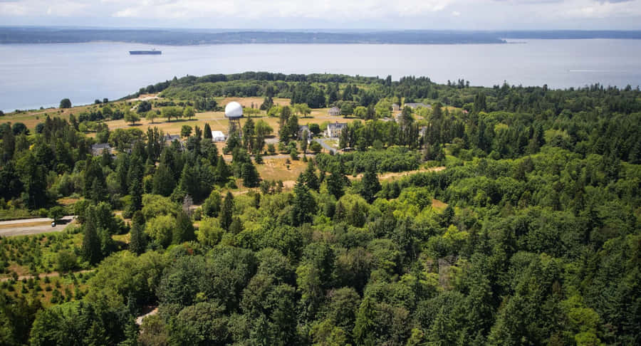 Vista Aérea do Parque Discovery Seattle