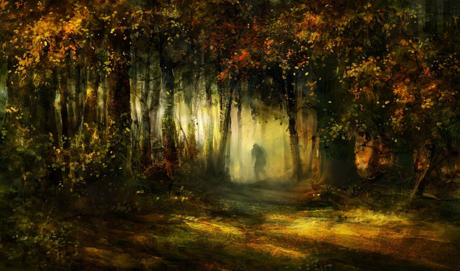 Einemagische Reise erwartet dich im mystischen Wald.