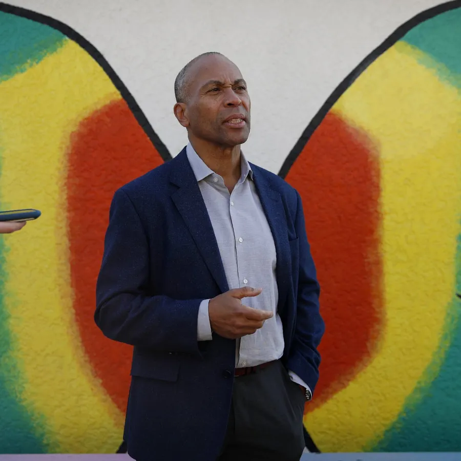 Deval Patrick showing an intense expression