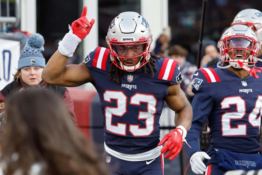Kyle Dugger no Dia do Jogo dos Patriots