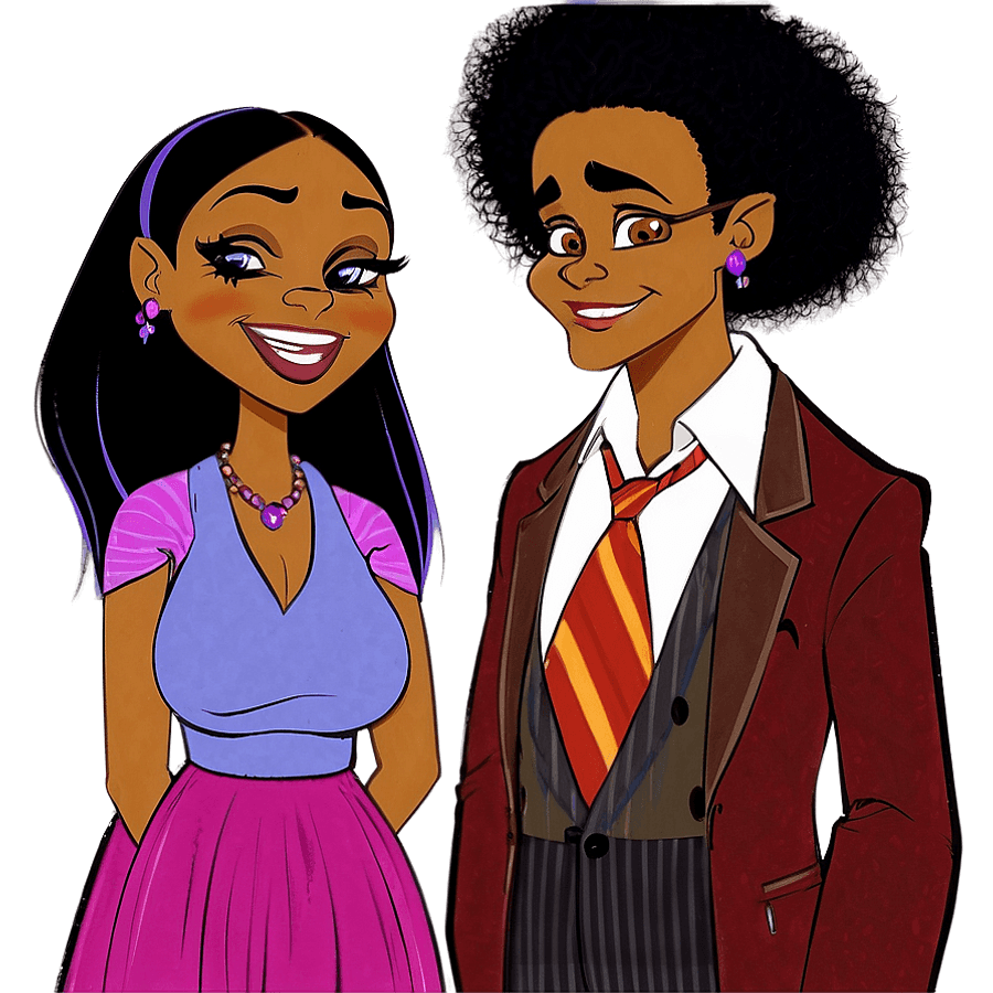 The Proud Family Cartoon PNG 06272024