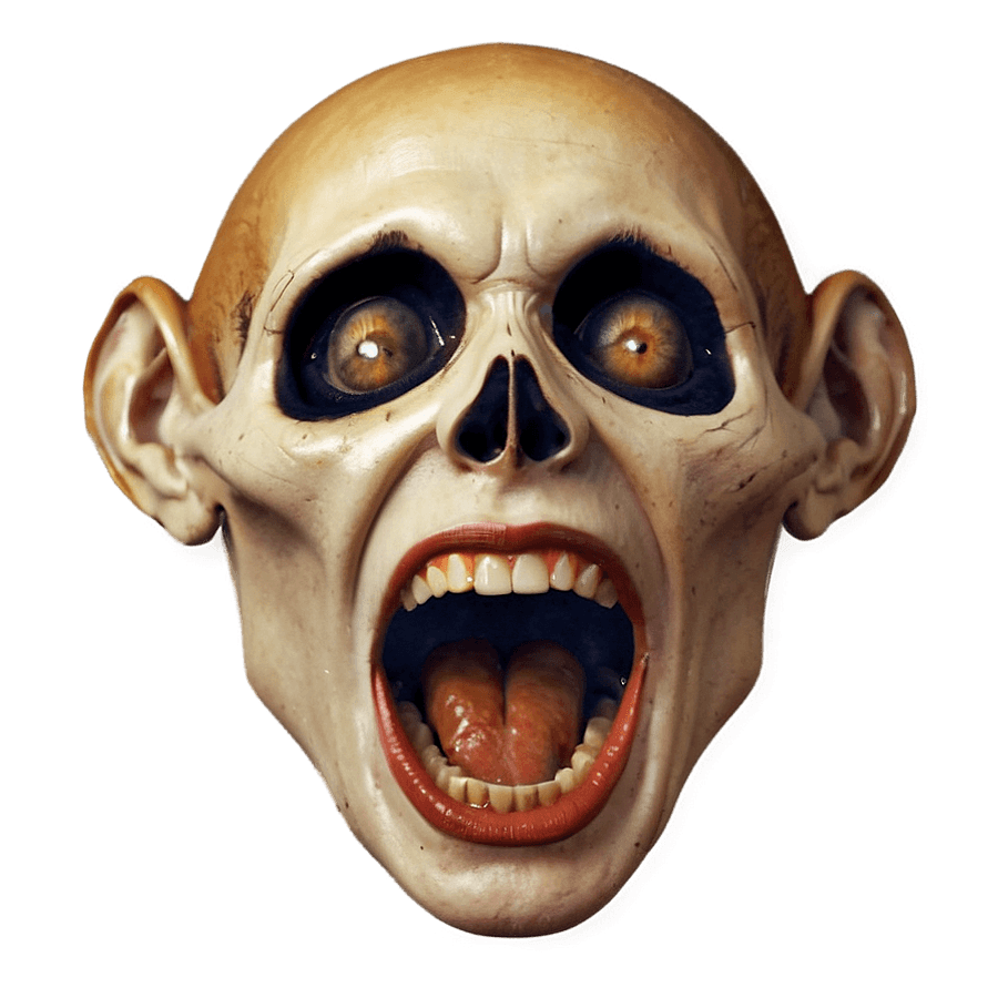 Scream Face PNG 05232024