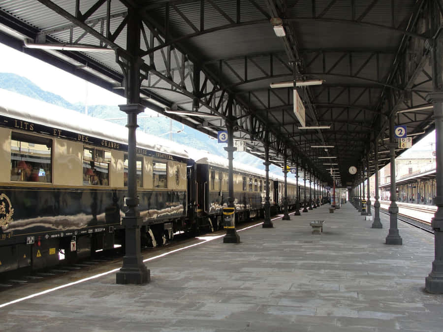Brig Bahnhof Vintage-Wagen