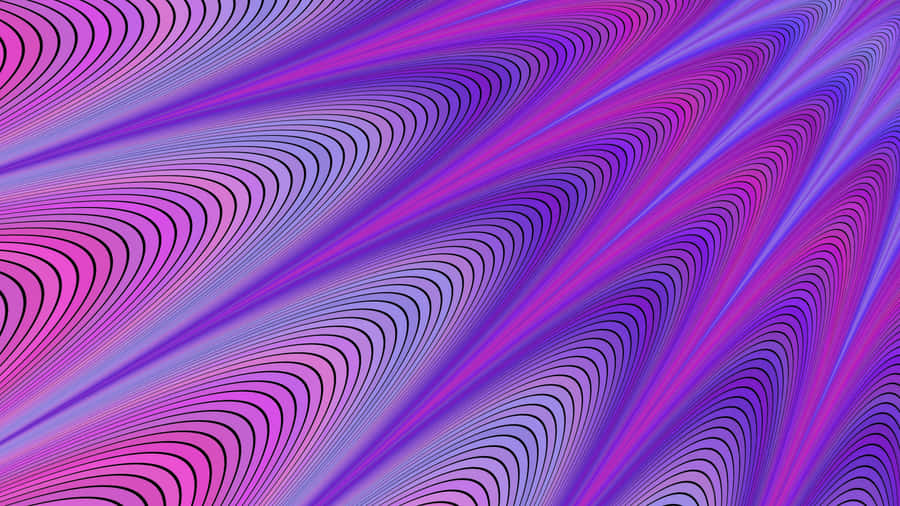 Padrão de Onda Abstrata em Malva