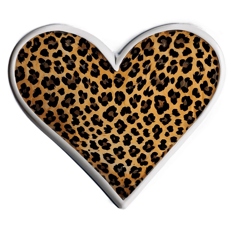 Leopard Heart Wonderland PNG jev