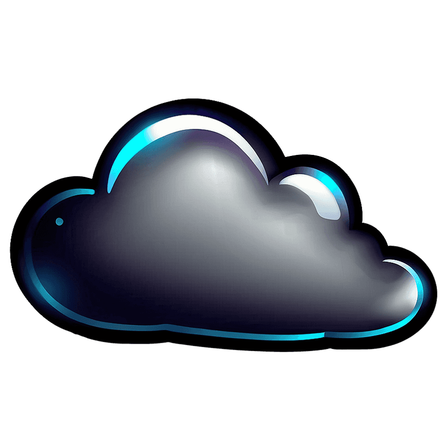Night Cloud Icon PNG 20