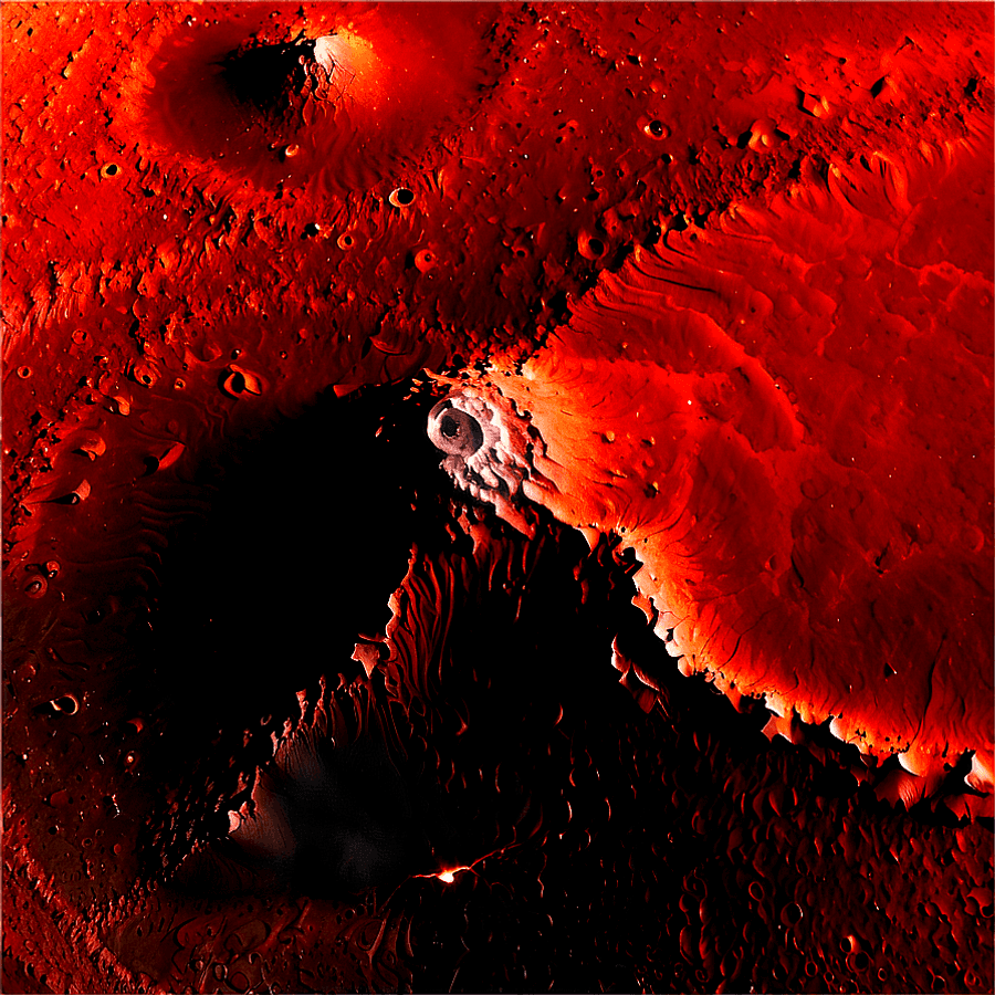 Mars Volcanoes PNG ulg