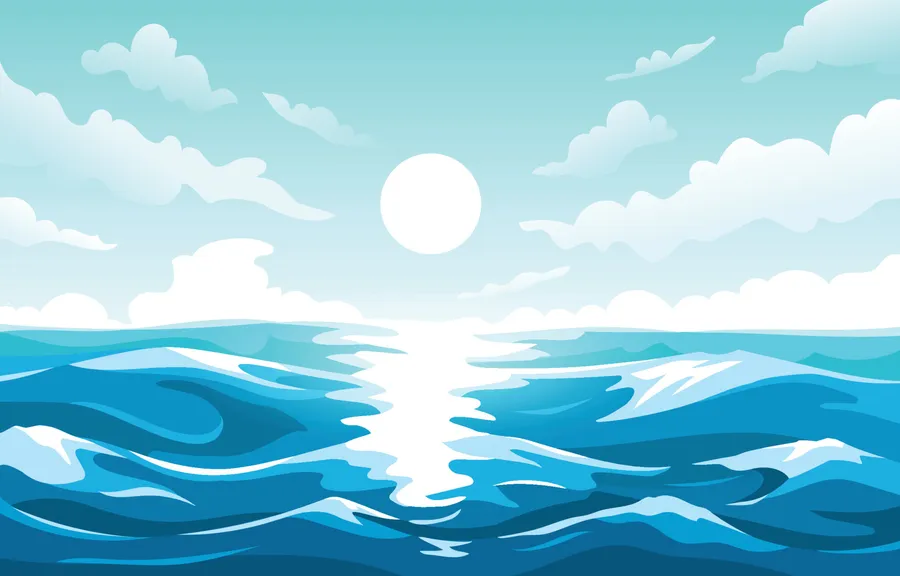 Ocean Blue background