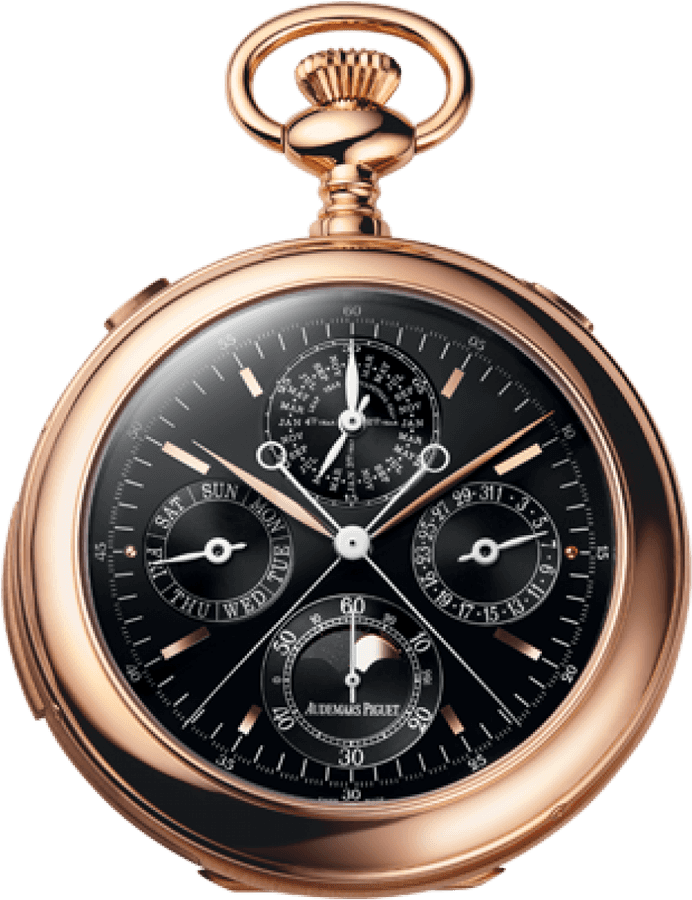 Vintage Rose Gold Pocket Watch