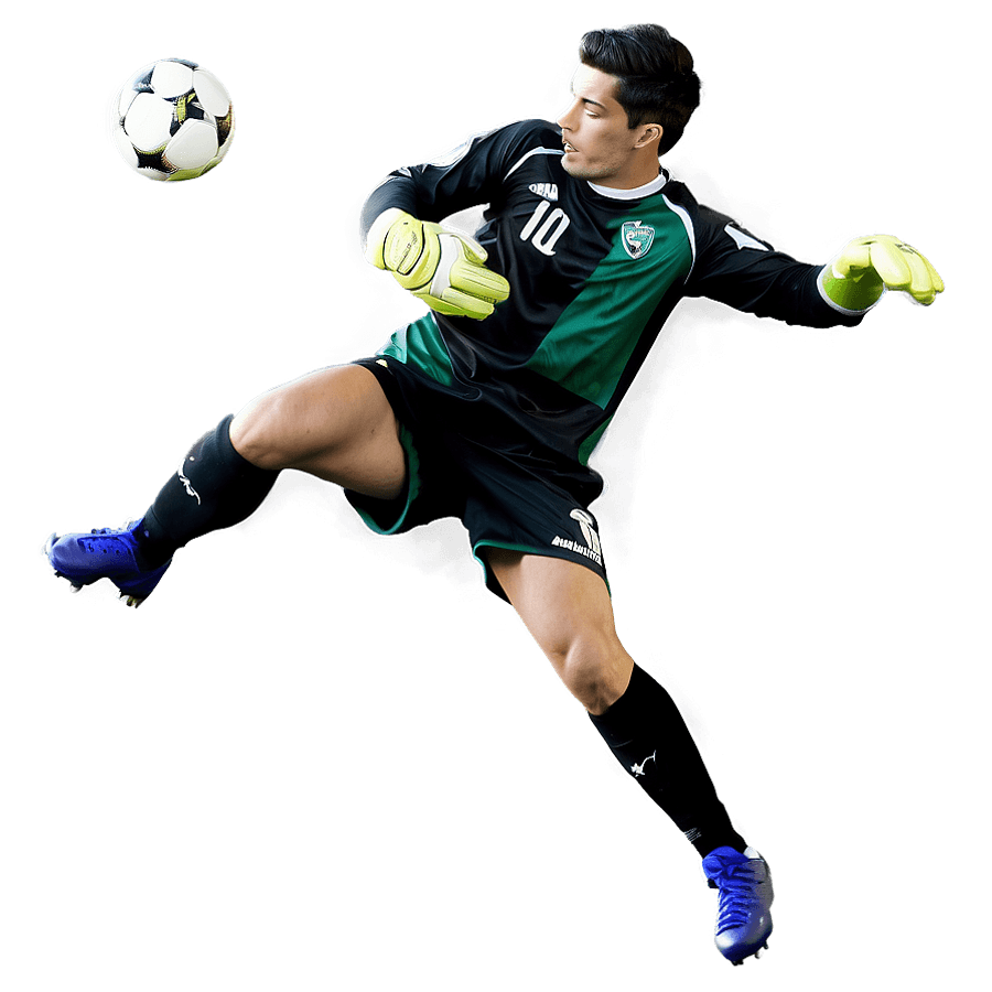 Goalkeeper Saving Ball Soccer PNG avs