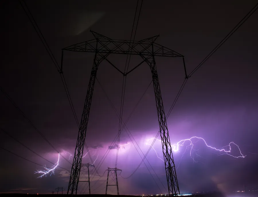 Electricity background