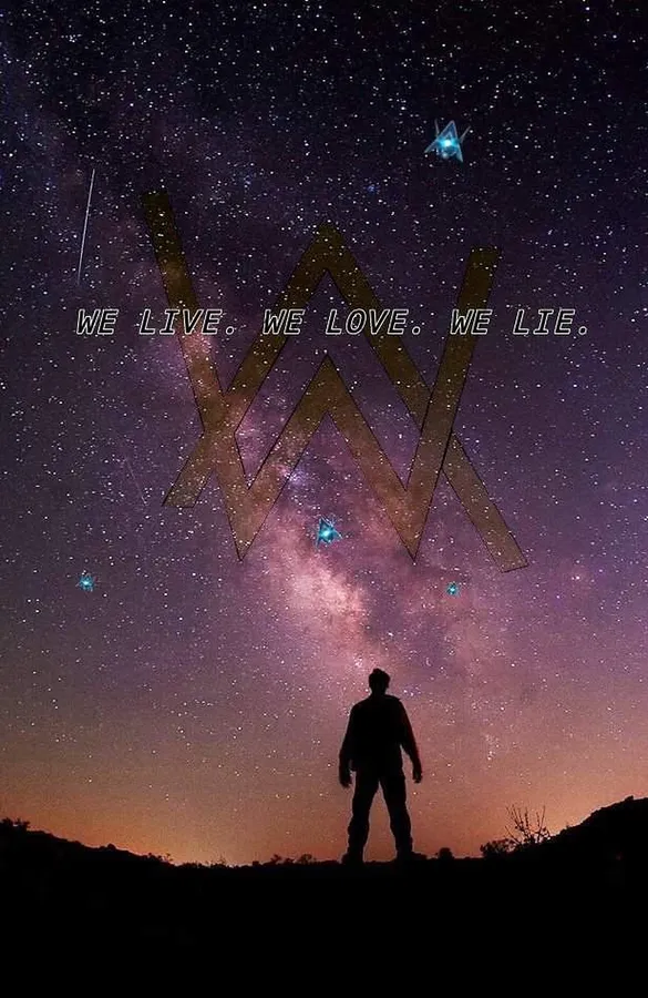 Alan Walker silhouette wallpaper