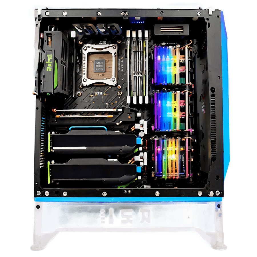 Gaming PC with Multiple GPUs PNG 05252024