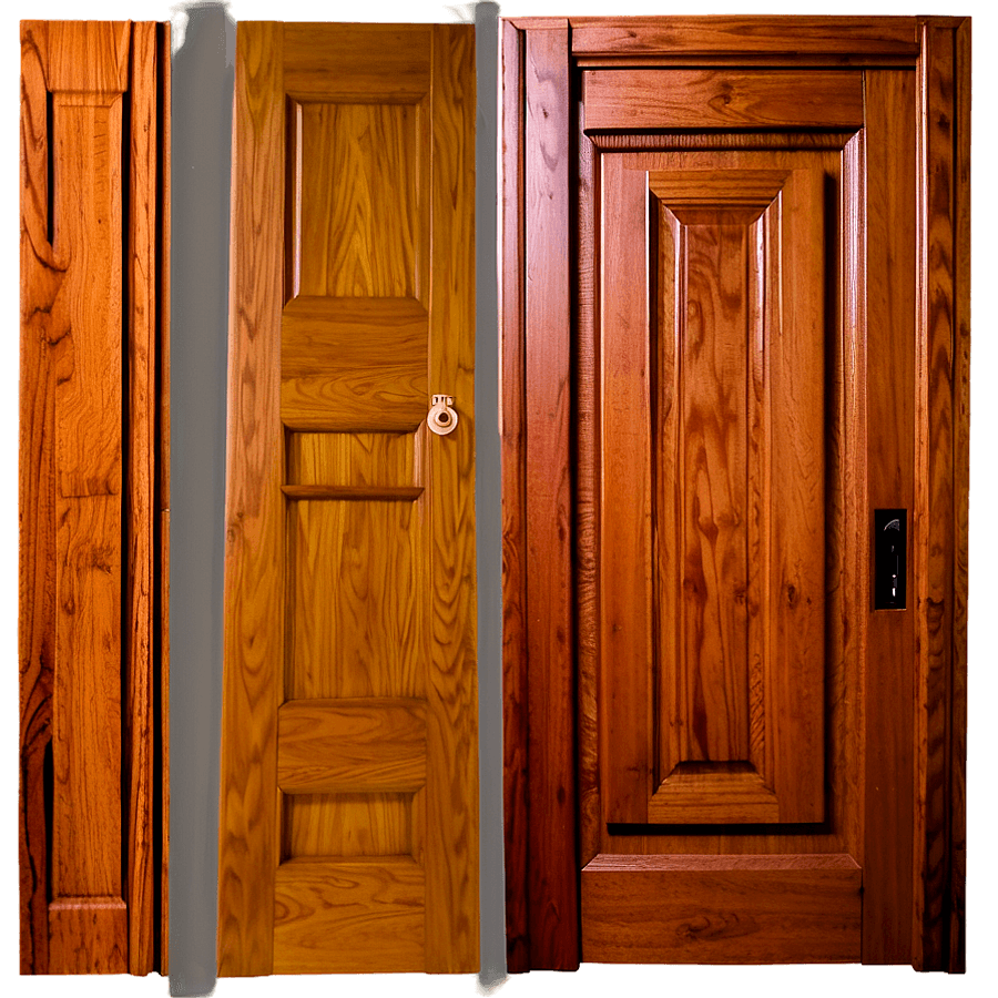 Solid Oak Door PNG 06292024
