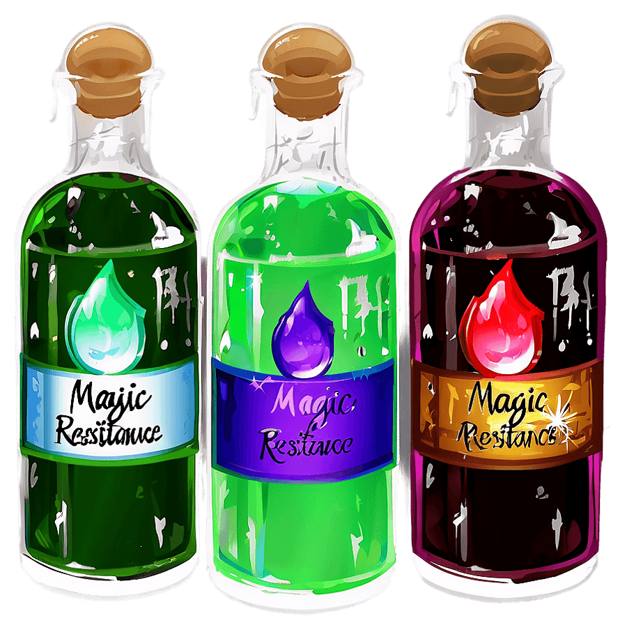 Potion of Magic Resistance PNG 05262024