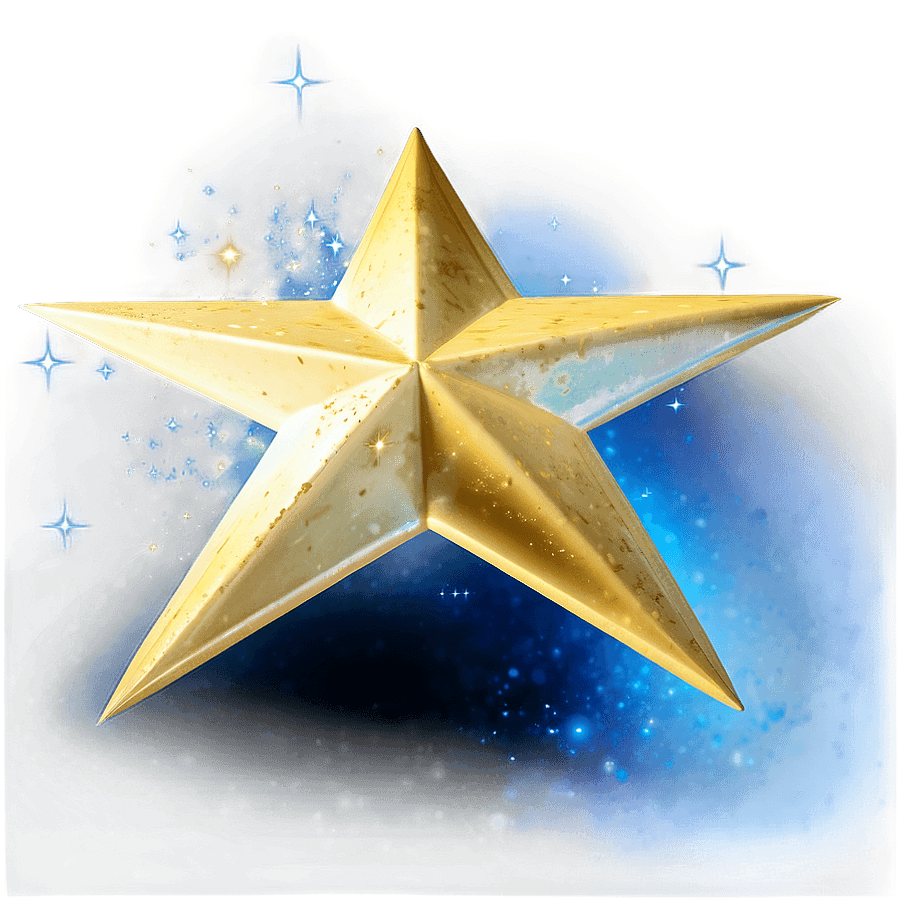 Magic Blue Star PNG iwj