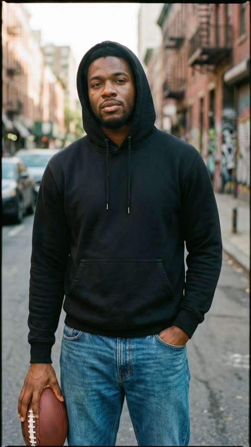 Casual street style portrait