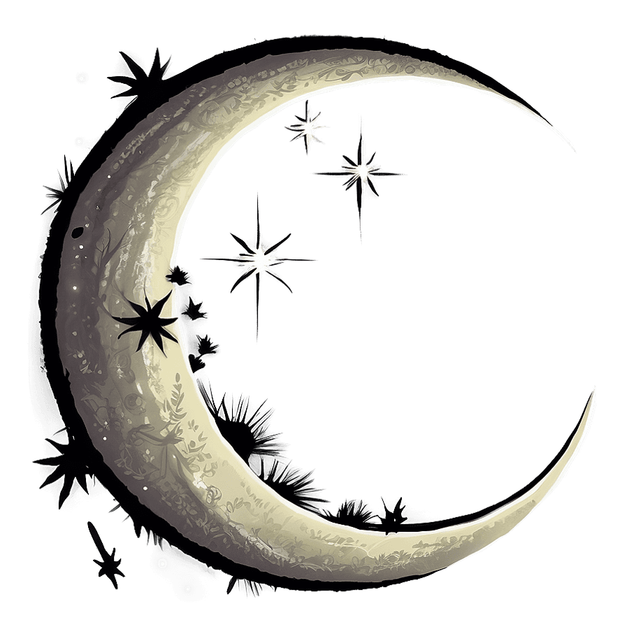 Romantic Moonlit Night PNG blb9