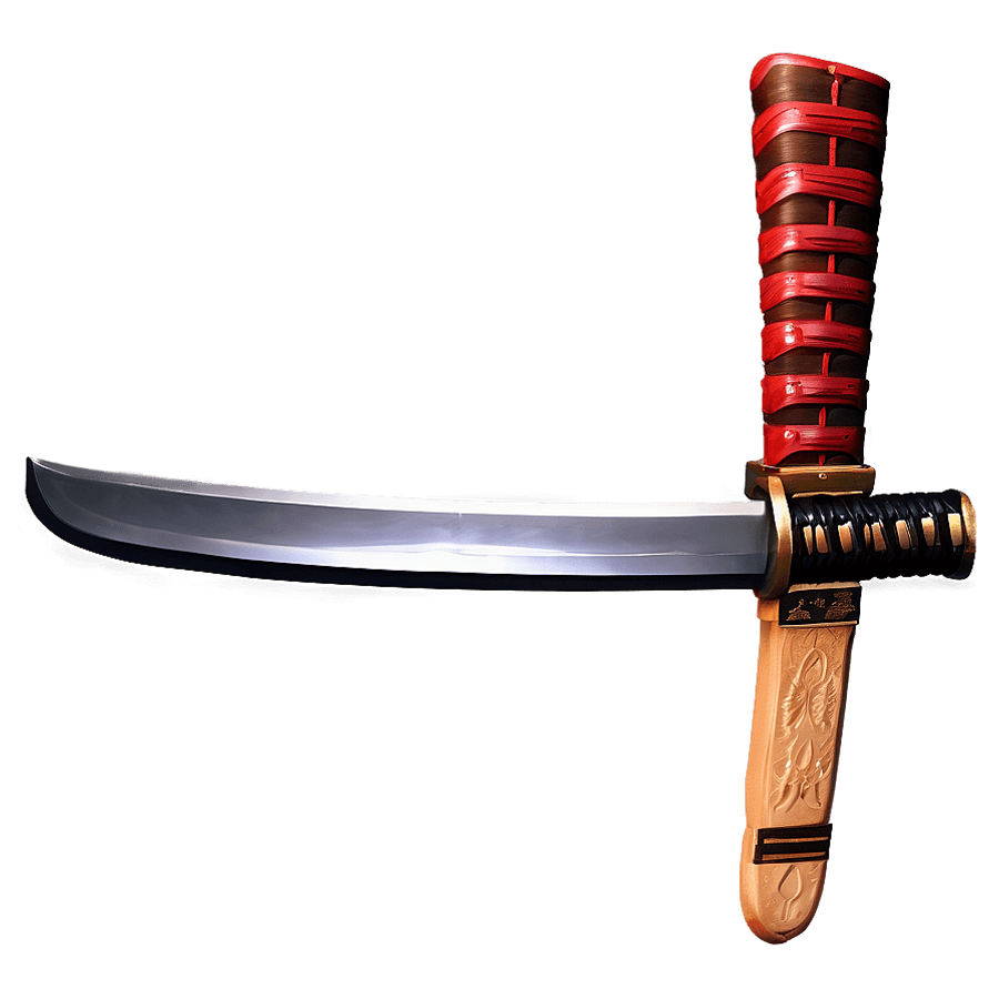 Forged Samurai Sword PNG 49