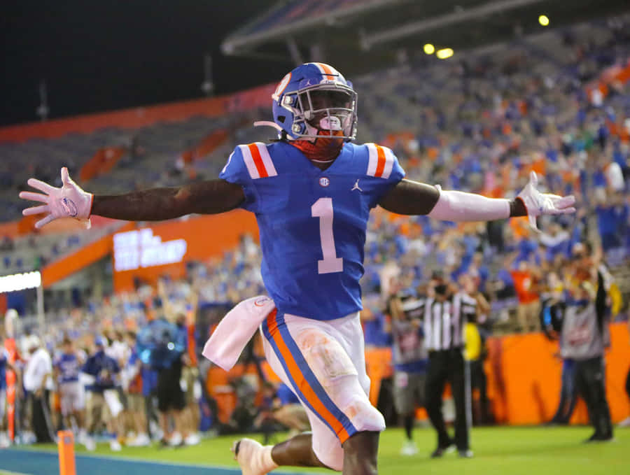 Kadarius Toney Celebrando Florida Gators
