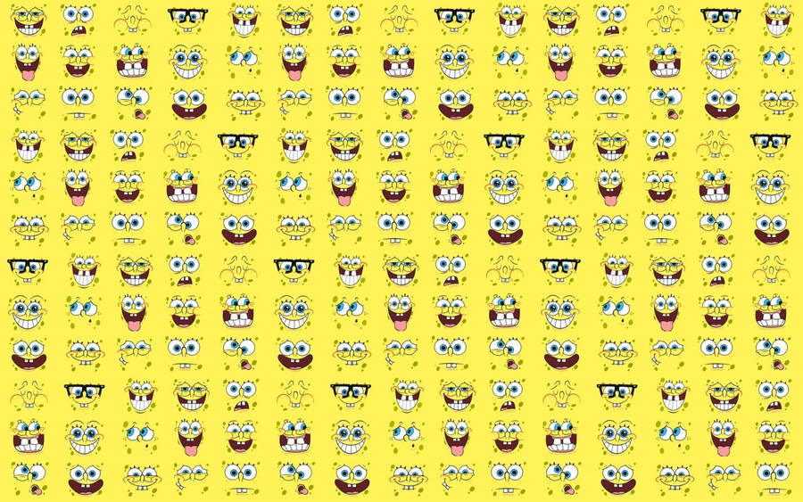 Funny and cute emoji of Spongebob Squarepants