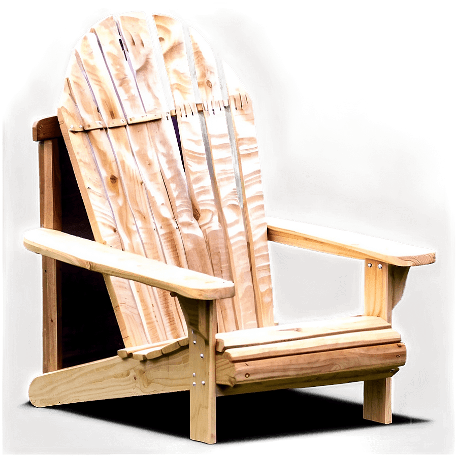 Handcrafted Adirondack Chair PNG 06292024