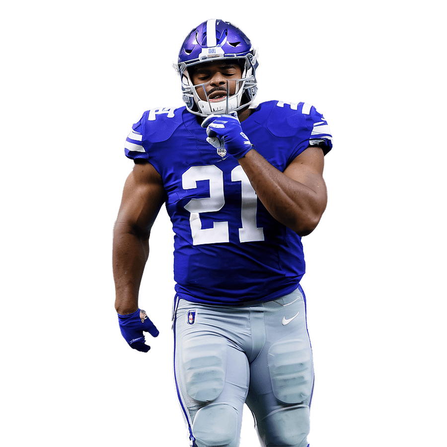 Ezekiel Elliott Dynamic Rush PNG 06252024