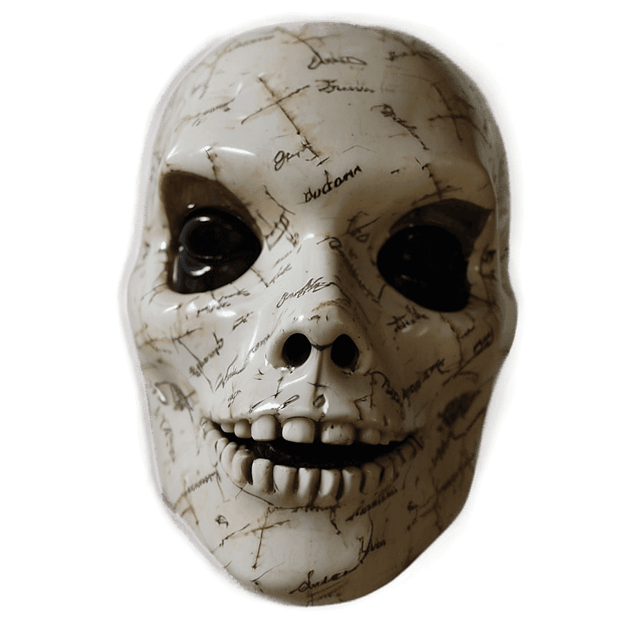 Halloween Themed Mannequin Head PNG cyl66