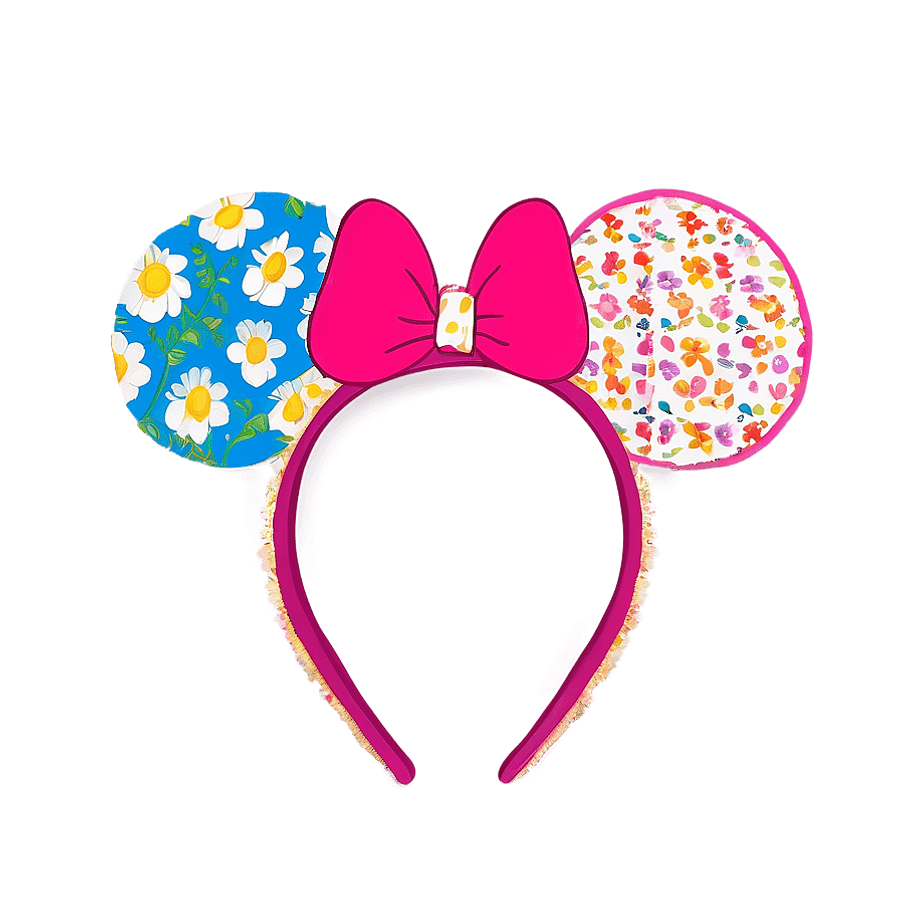 Floral Disney Ears PNG 31