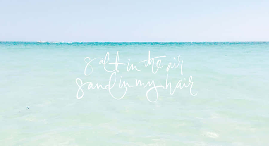 Pastellstrand Sommer-Vibes