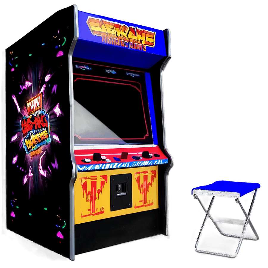 Custom Built Arcade Machine PNG hgg