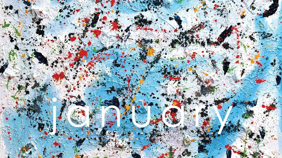January Background