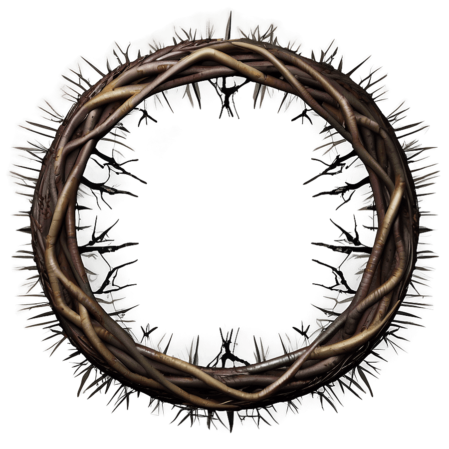 Crown Of Thorns Decoration PNG 05262024