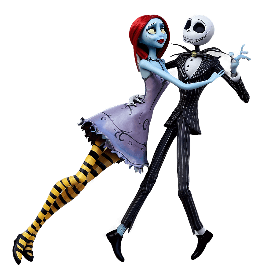 Moonlit Dance Jack and Sally PNG 50