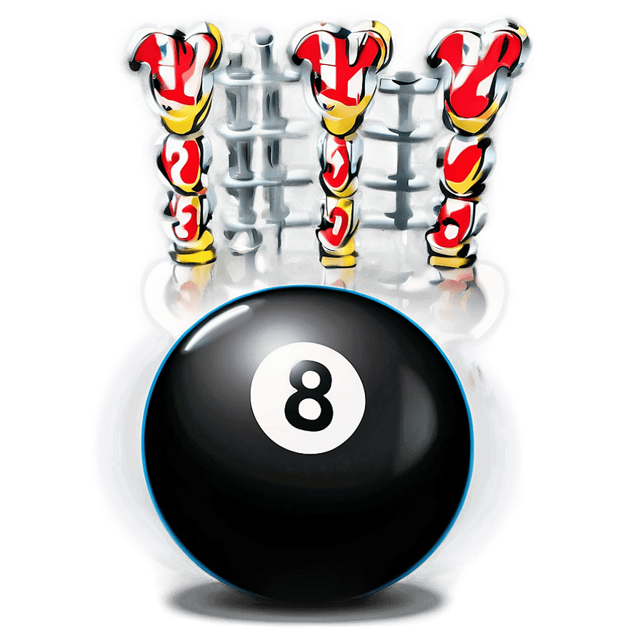 8 Ball Victory Celebration PNG yym42