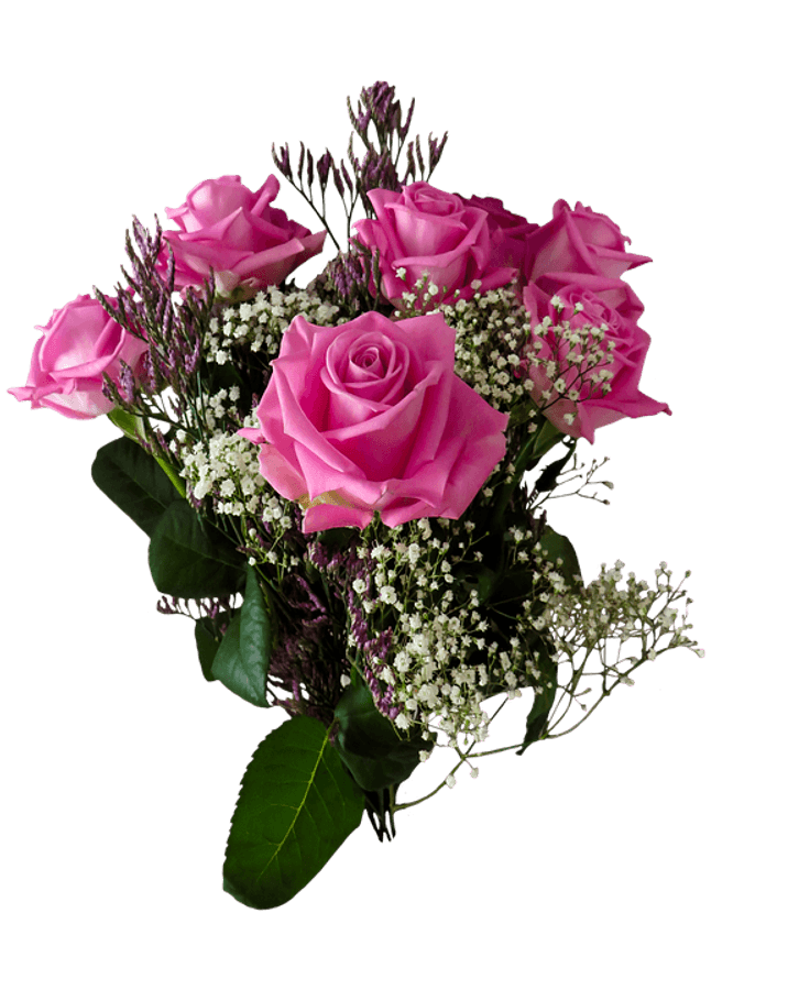 Pink Rose Bouquet Birthday Celebration