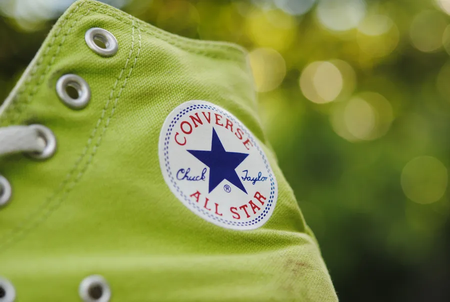 Lime green Converse wallpaper