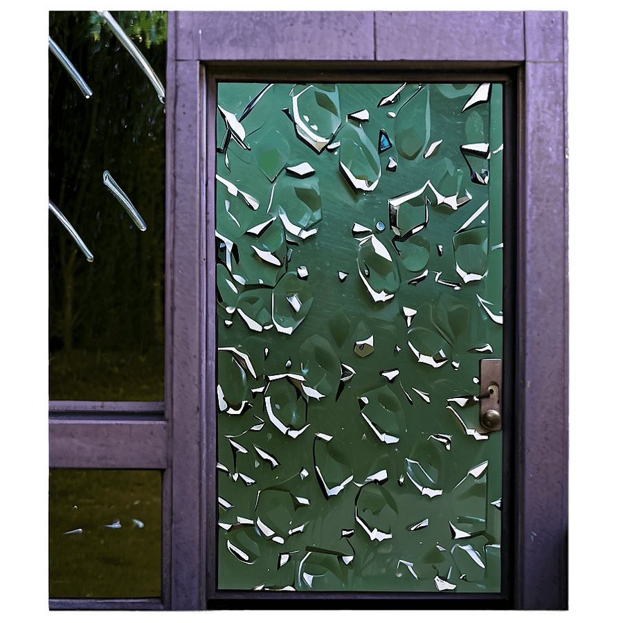 Shattered Glass Door PNG 38