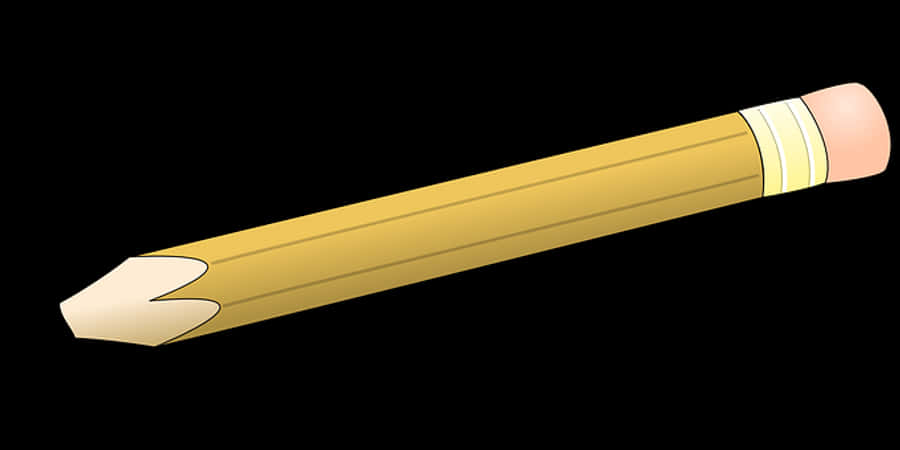 Classic Yellow Pencil Graphic