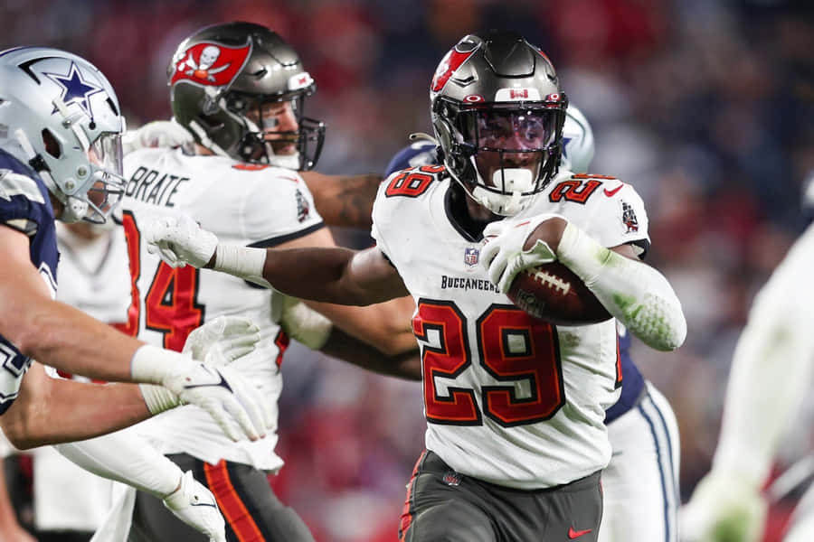 Rachaad White Buccaneers Running Back Action