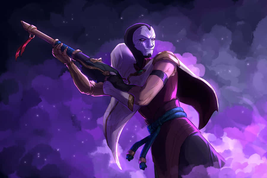 Jhin der Virtuose League of Legends Kunstwerk