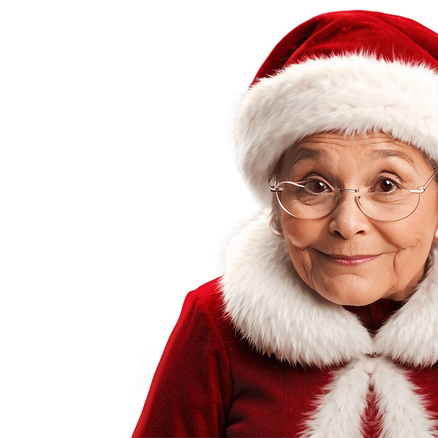 Magical Mrs Claus Scene PNG euk47