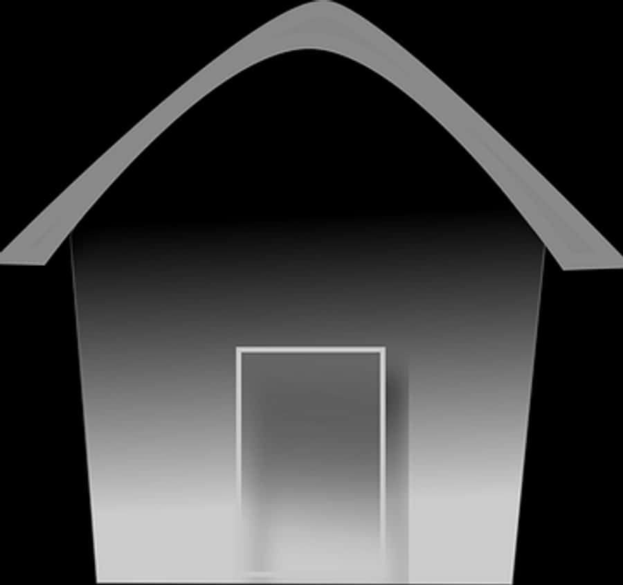 Monochrome Silhouette House Icon