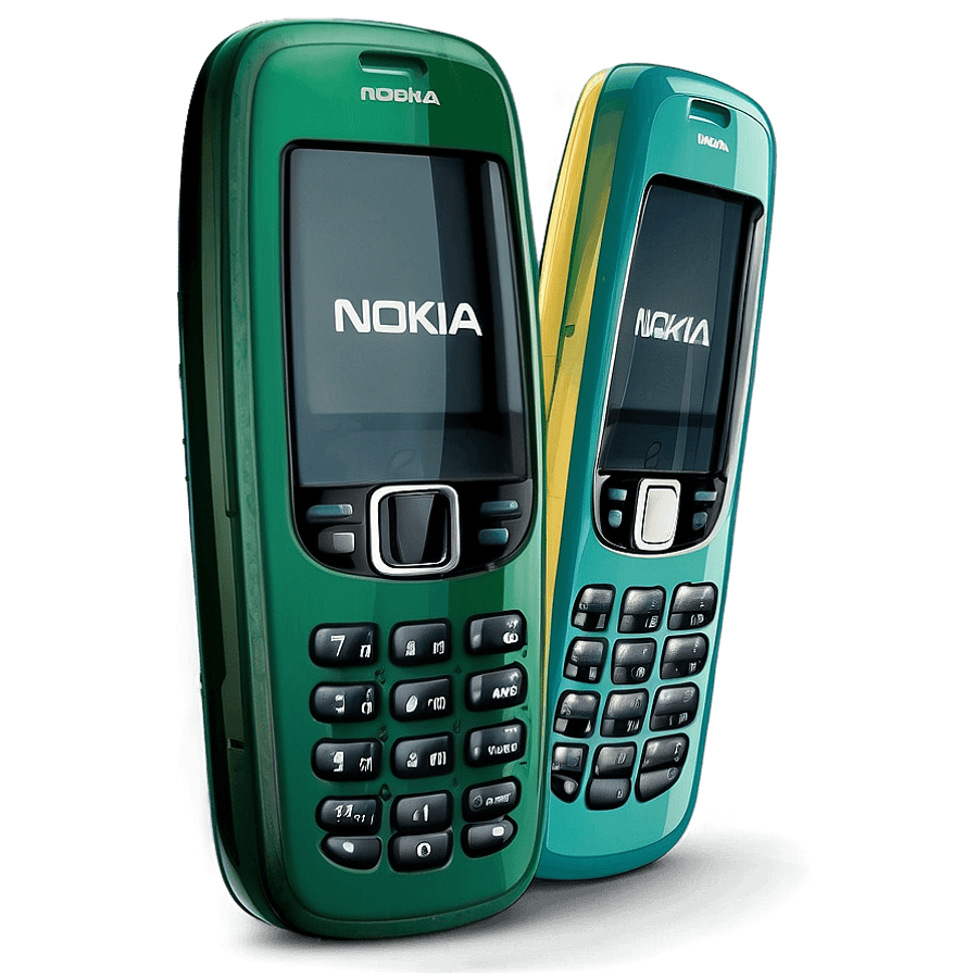 Nokia Phone in Green PNG 59