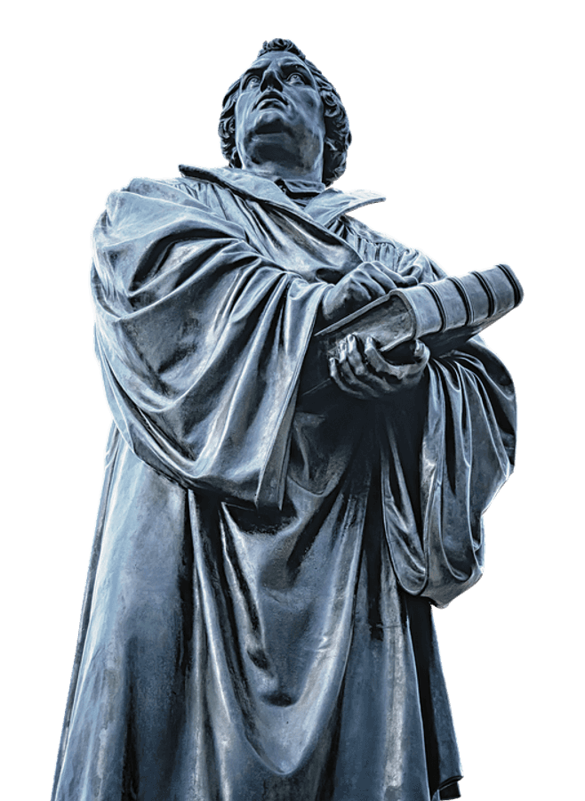 Martin Luther Statue Profile
