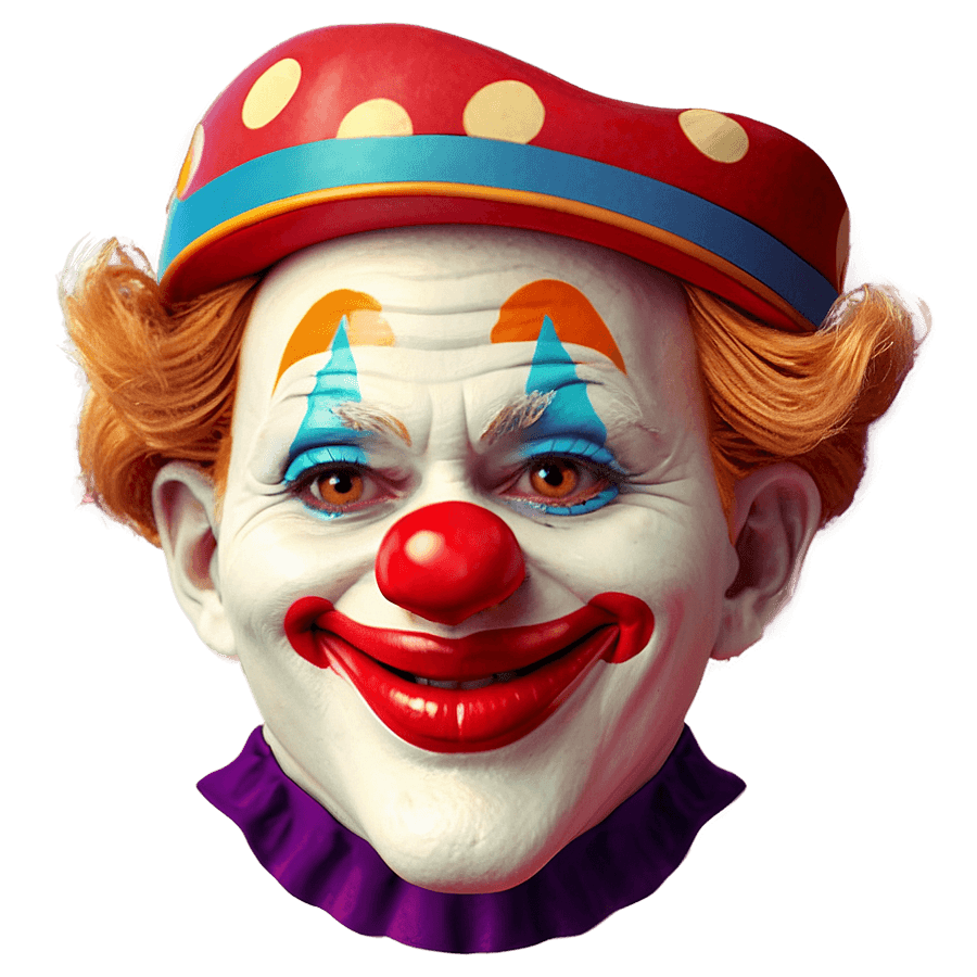 Glossy Clown Hair PNG 81