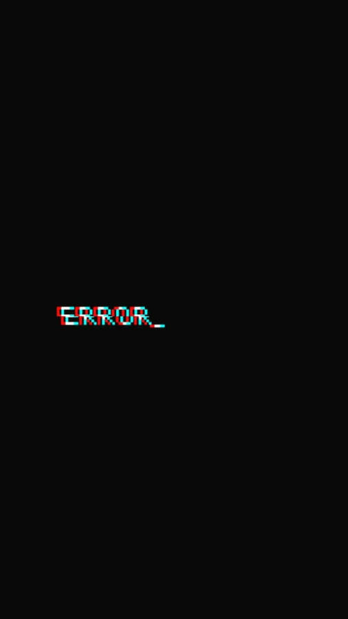 ErrorSamsung negro.